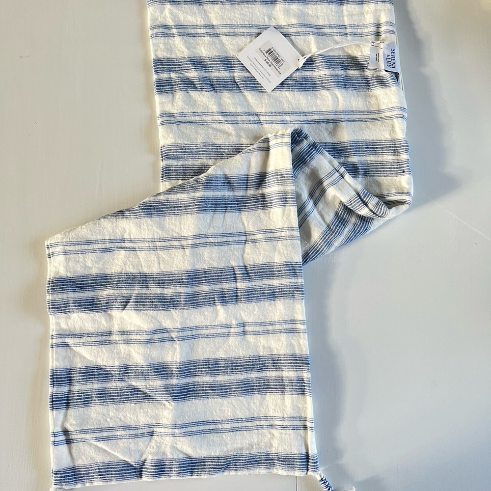 Serena and Lily Costa Nova Pillow Cover 24x24 and 14x40 French Blue *Brand New* - Picture 5 of 6